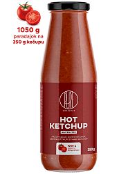 BrainMax Pure Ketchup, hot (ostrý kečup), 350 g