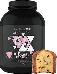 BrainMax Women Beauty Protein, protein pro ženy s kolagenem, keratinem a vitamíny, 1000 g Príchuť: Panettone