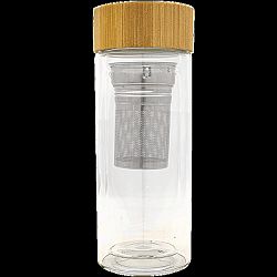 Cebador - Mate to Go sklenená termoska so sitkom, 300 ml