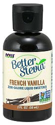NOW® Foods NOW Better Stevia Liquid, Francúzska vanilka, 59ml