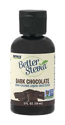 NOW® Foods NOW Better Stevia Liquid, Horká čokoláda, 59ml