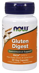 NOW® Foods NOW Gluten Digest, lepok tráviaci enzýmy, 60 rastlinných kapsúl