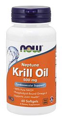NOW® Foods NOW Krill Oil Neptune (olej z krilu), 500 mg, 60 softgel kapsúl