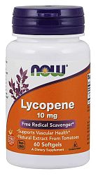 NOW® Foods NOW Lycopen (Lykopén), 10 mg, 60 softgélových kapsúl