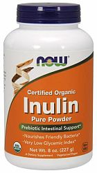 NOW® Foods NOW Organický Inulín, čistý prášok, 227 g