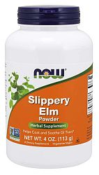 NOW® Foods NOW Slippery Elm (Brest červený), čistý prášok, 113 g