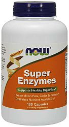 NOW® Foods NOW Super Enzymes, komplexné tráviace enzýmy, 180 kapsúl