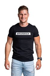 Tričko BrainMax s pruhom pánske - čierne Veľkosť: L